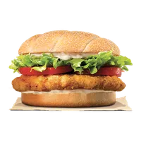 Burger Poulet Grillé, Casse-croûte Chez Réjean