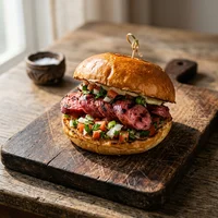 Burger Fricadelle, Friterie Chez Mimile