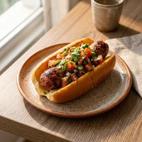 Hot-dog chipolata, Friterie Chez Rudy