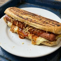 Hot-dog double pressé, Casse-Dalle Express