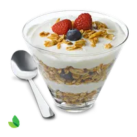 Iogurte com granola, Panqueca Voadora