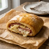 Calzone al Forno Cotto e Formaggio, Le Tre Spighe