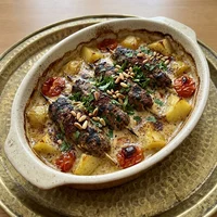 Kafta mit Tahini, Sesam & Salz