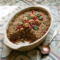 Kibbeh al forno siriano, Sumac & Melograno
