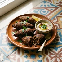 Fried Kibbeh with Yogurt, Diwan