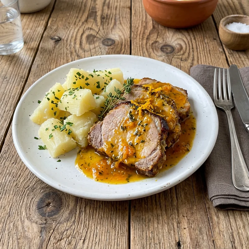 Schweinsbraten, Gasthaus Zum Goldenen Hirsch