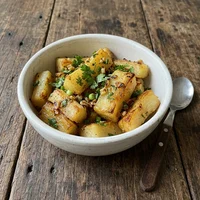 Yuca frita con sal gruesa, Cantinho Mineiro