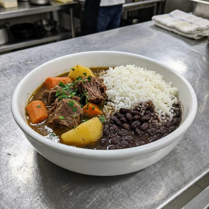 Carne guisada con papas, Cocina de Mamá Lucha