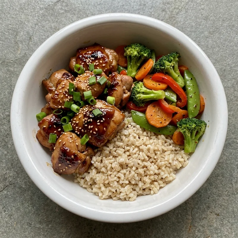 Teriyaki Chicken & Greens, Sunday Prep Co.