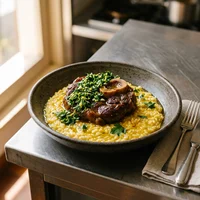 Osso buco, risotto safrané, L'Office du Chef