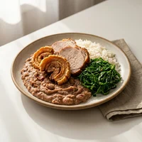 Carne de porco com migas de batata, O Cantinho Alentejano