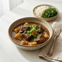 لحم عجل بالبامية, قدر الجدة