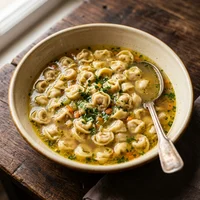 Tortellini in brodo di cappone, Osteria del Brodo