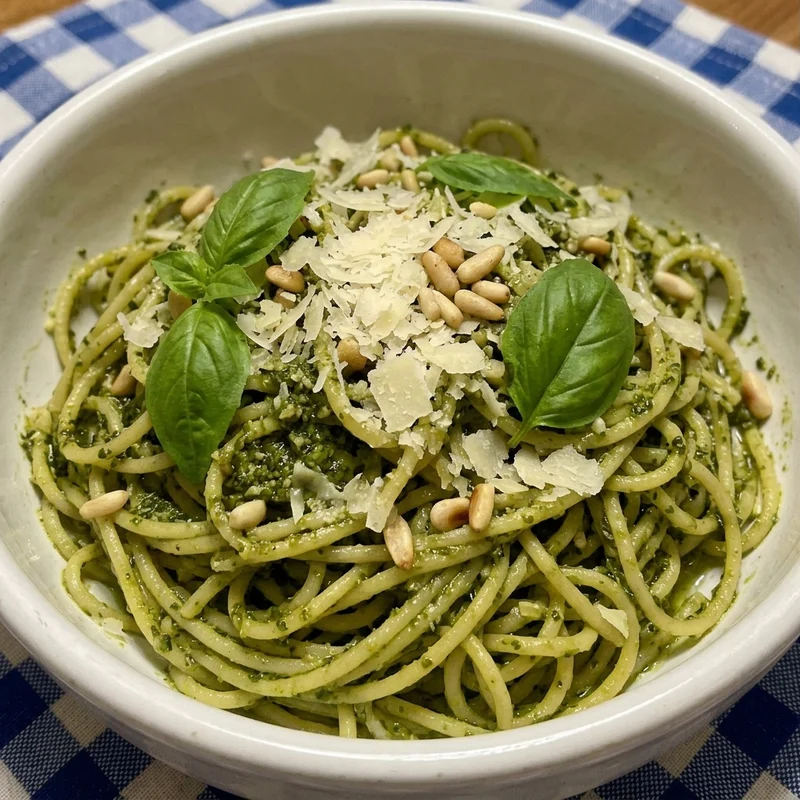 Trofie al pesto, A Sciabica