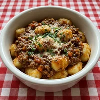 Gnocchis bolognaise, Trattoria dei Minatori