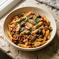 Penne à l'espadon, Sicilia Bedda