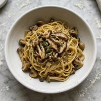 Tagliatelles aux champignons des bois, Grotto del Ticino