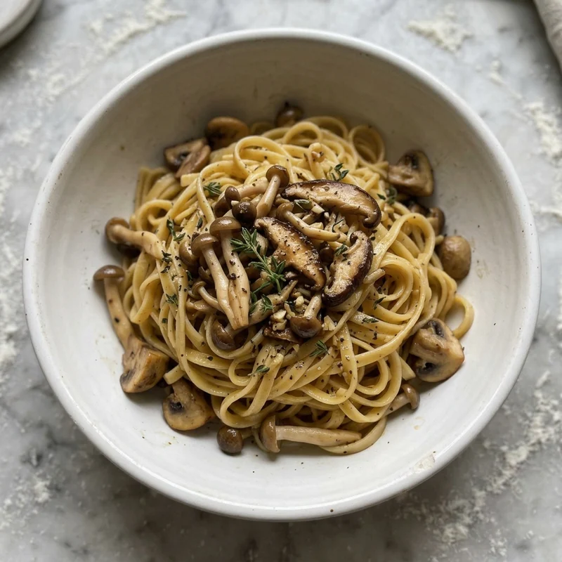 Tagliatelles aux champignons des bois, Grotto del Ticino