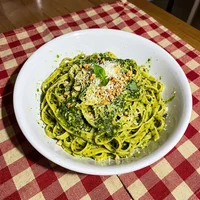 Spaghetti al Pesto, Casa Verde