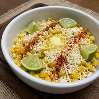 Maíz con queso gratinado, Hanok Pollo Coreano