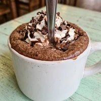 Veganer Doppelschoko-Shake, Kalte Pflanze