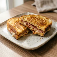 Schinken-Käse-Toast, Currywurst-Eck bei Kalle