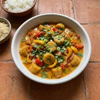 Moqueca de plátano macho, Axé Bahía