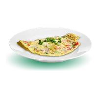 Omelette nature aux fines herbes, Le Petit Comptoir