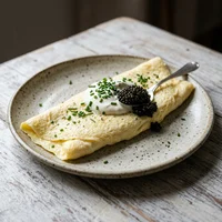 Omelette de caviar, Salón Aurora