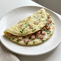 Tortilla de claras y espinaca, Café Fika