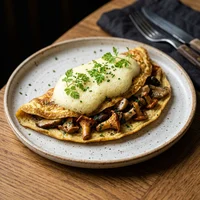 Omelett mit Pilzen, Kaffeehaus Josefine