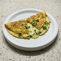 Tortilla francesa con queso, Cafetería Doña Pilar
