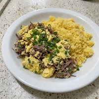 Pastrami Hash Scramble, The Morning Table