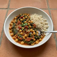 Kichererbsen-Tajine, Löffelwerk