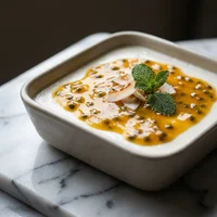 Panna cotta al cocco, Scoglio e Farina
