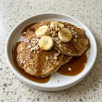 Banana Oat Pancakes, Daily Grain