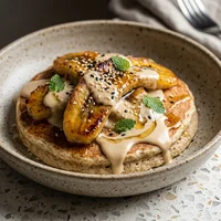 Pancakes de plátano y avena, Desayunos Lupita