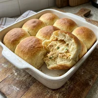 Kartoffelbrötchen mit Frischkäse, Frühaufsteher Backshop