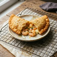 Langostinos al ajillo, Empanadillas La Abuela Carmen