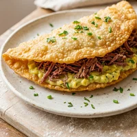 Spicy Shredded Beef, La Esquina Empanadas