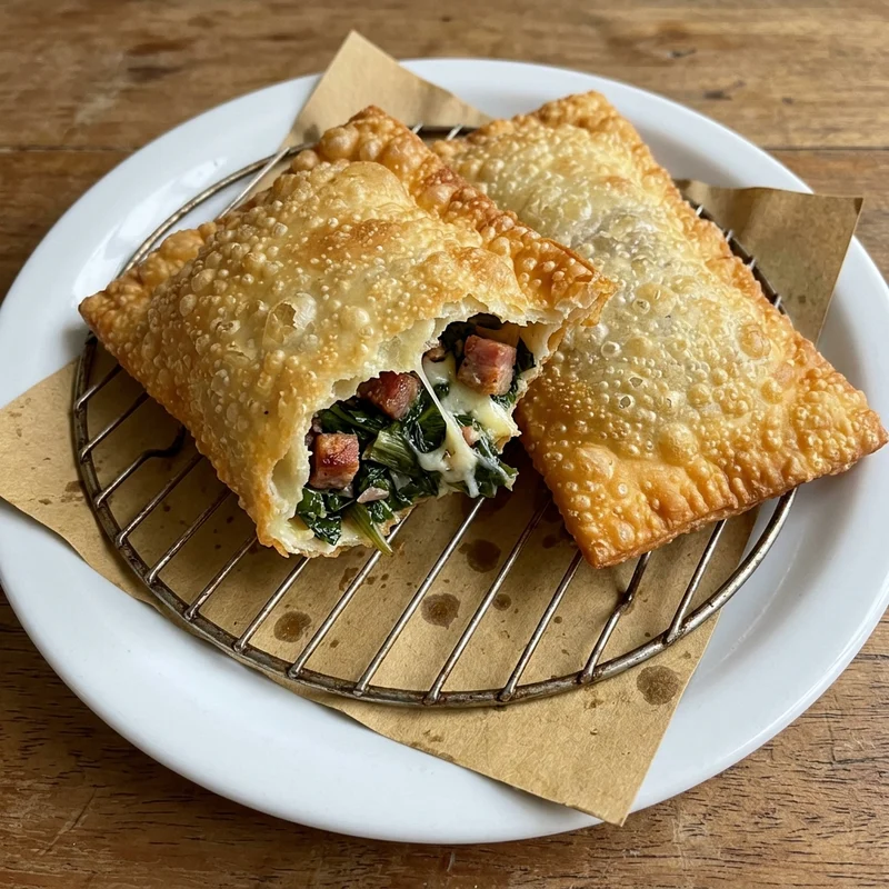 Pidone scarola e acciughe, Rosticceria Zagara