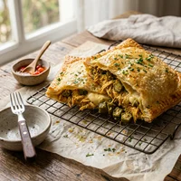 Pollo de campo al estragón, Brasa y Masa