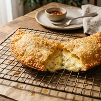 Vier-Käse-Tasche (2 Stück), Teigwerk