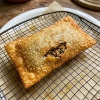 Tofu con pimiento, La Huerta Empanadas