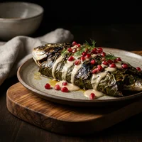 Fisch im Weinblatt, Mare Nostrum Grill