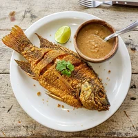 Scholle Finkenwerder Art, Fischküche Klabautermann