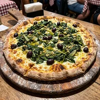 Spinach & Garlic, Coal Tower Apizza