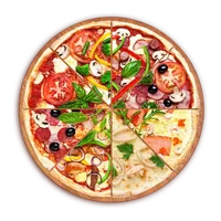 치즈 슬라이스 2조각, 페퍼로니 클럽