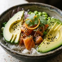 Poke de Salmão, Tigela Cheia