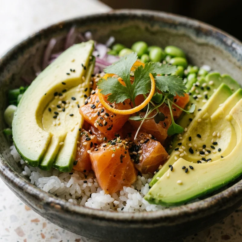 Poke de Salmão, Tigela Cheia